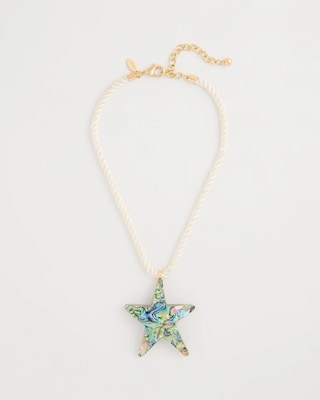 Abalone Shell Star Pendant Necklace | Chico's